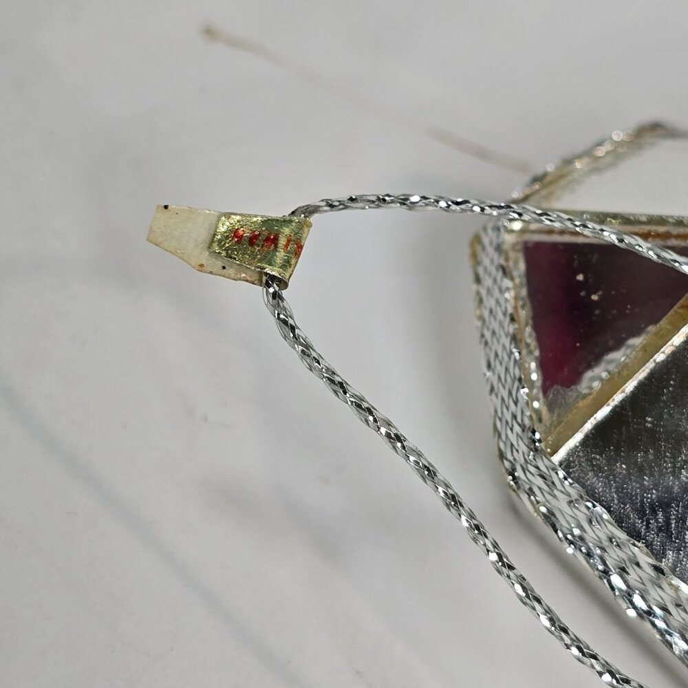 VTG Christmas Ornaments Lot Aluminum Bells Plastic Icicles Mirrored Ball 50s 60s - Picture 13 of 15